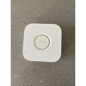 PHILIPS HUE BRIDGE 2.1 Smart Home Hub Model #3241312018A  NO POWER SUPPLY| WORKS